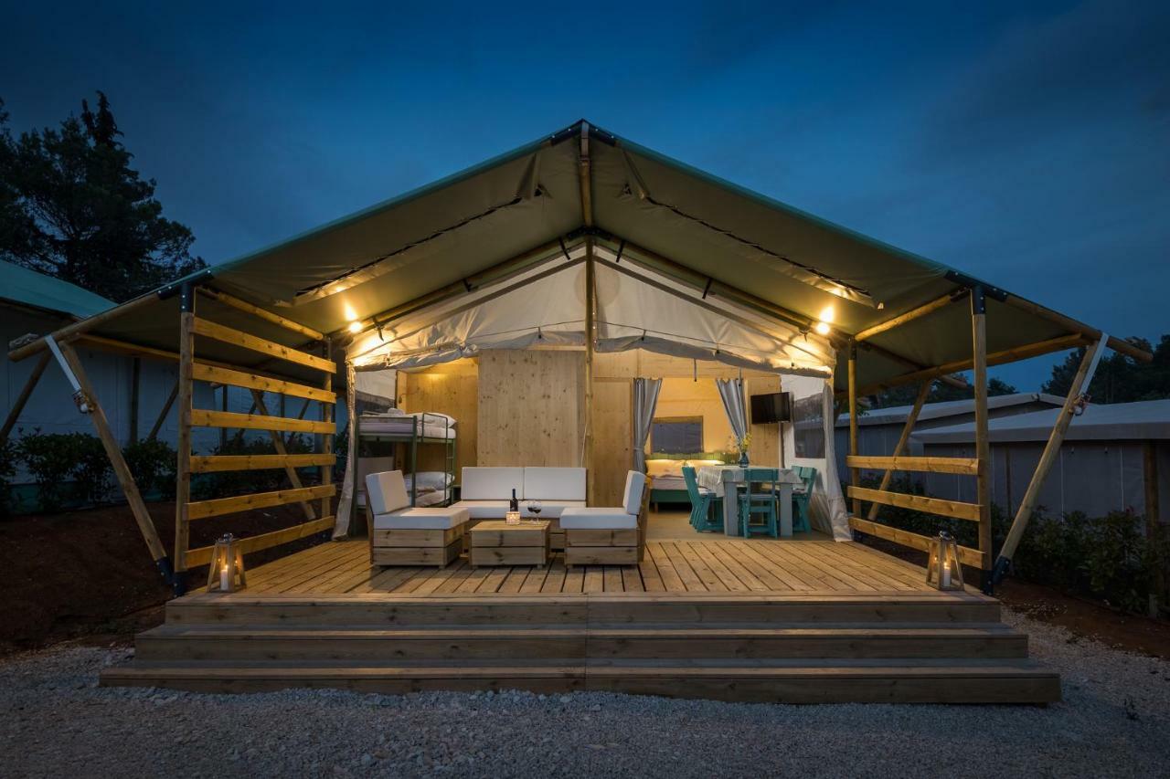 Mobile Homes Camping Santa Marina, Lanterna Tar-Vabriga Zewnętrze zdjęcie Eco-tent