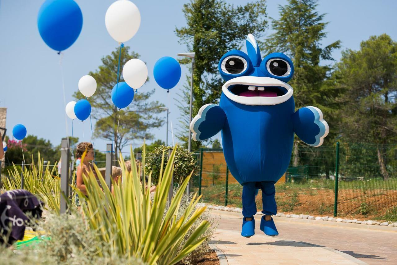 Mobile Homes Camping Santa Marina, Lanterna Tar-Vabriga Zewnętrze zdjęcie The mascot of the park, "Blue"